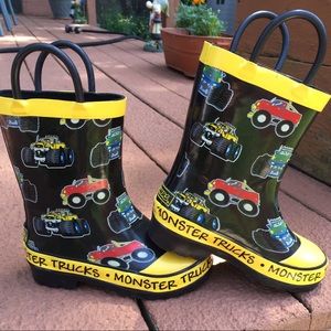 monster rain boots